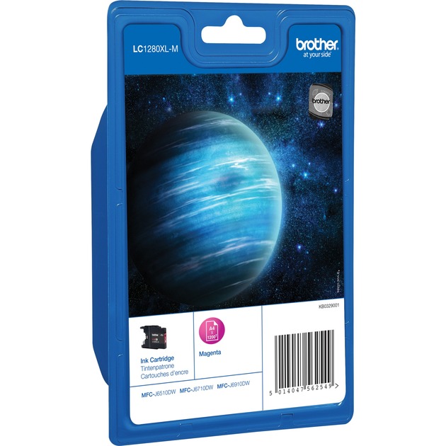 Brother Original LC-1280XLM Druckerpatrone magenta 1.200 Seiten (LC1280XLM)