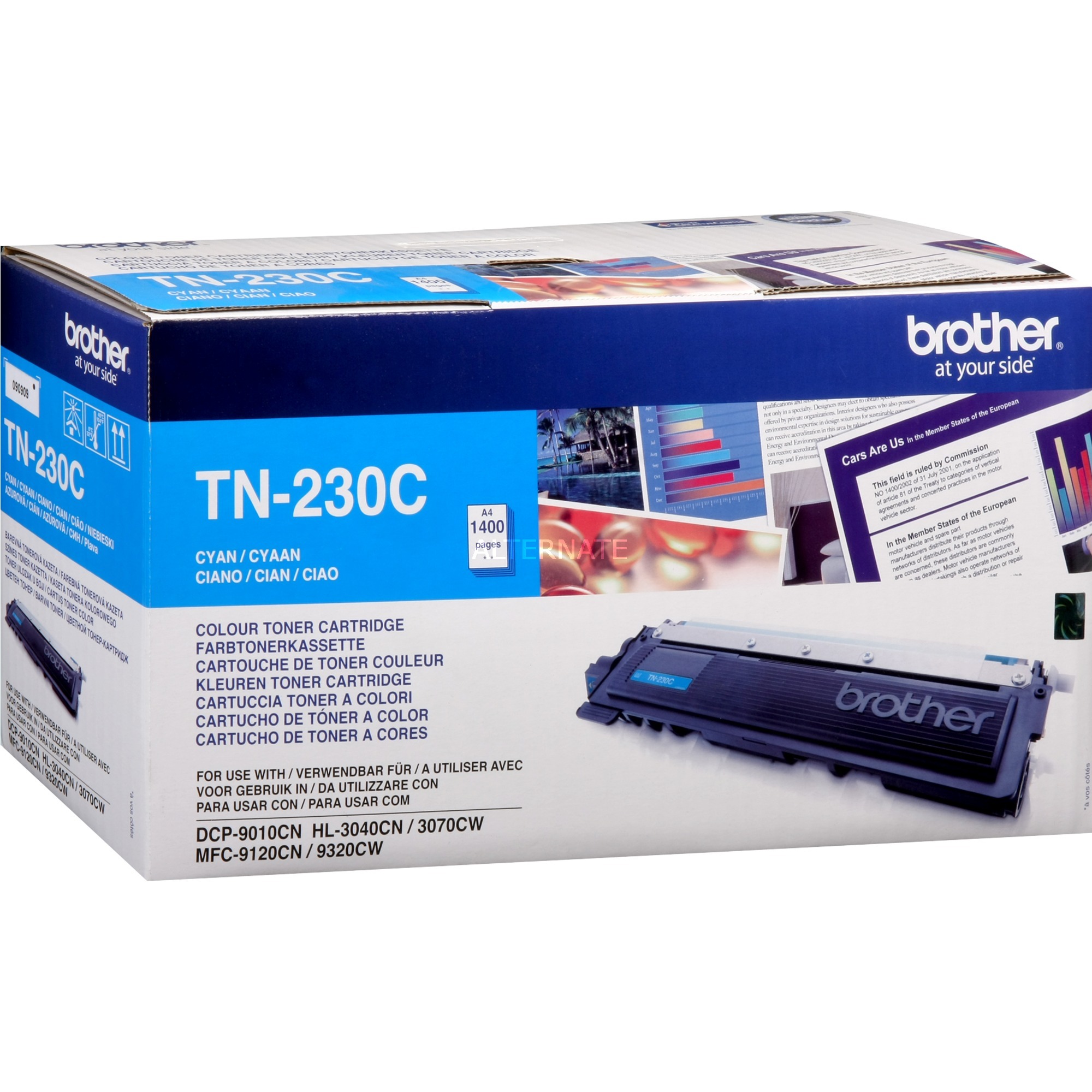 Brother Toner TN-230C, cyan, ca. 1400 Seiten 4977766666985 Brother
