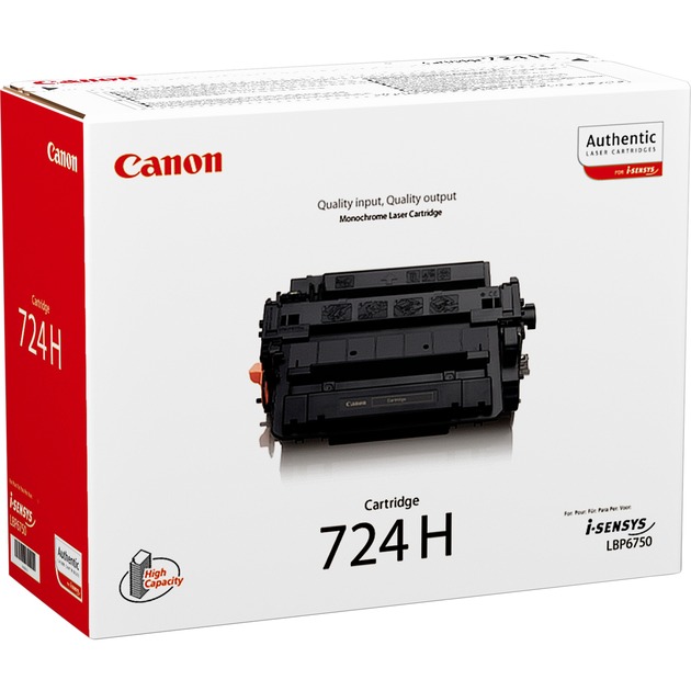 Canon Original Toner 724H schwarz hohe Ergiebigkeit 12.500 Seiten (3482B002)