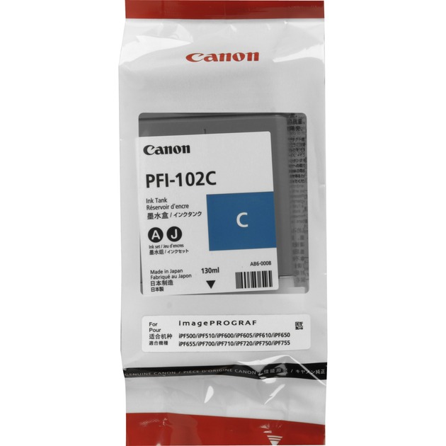 Tinte Cyan PFI-102C