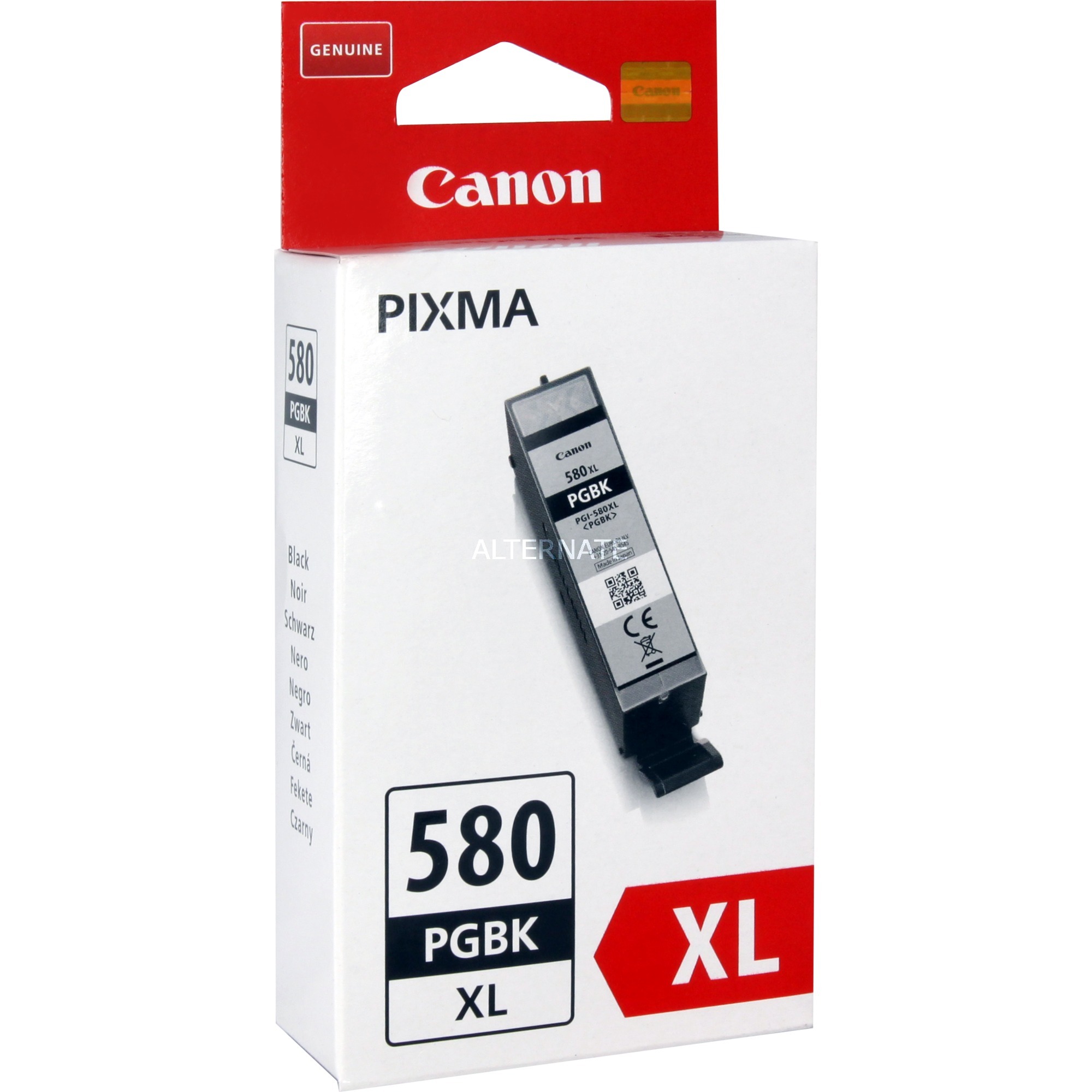 Tinte Pigment-schwarz PGI-580PBBK XL