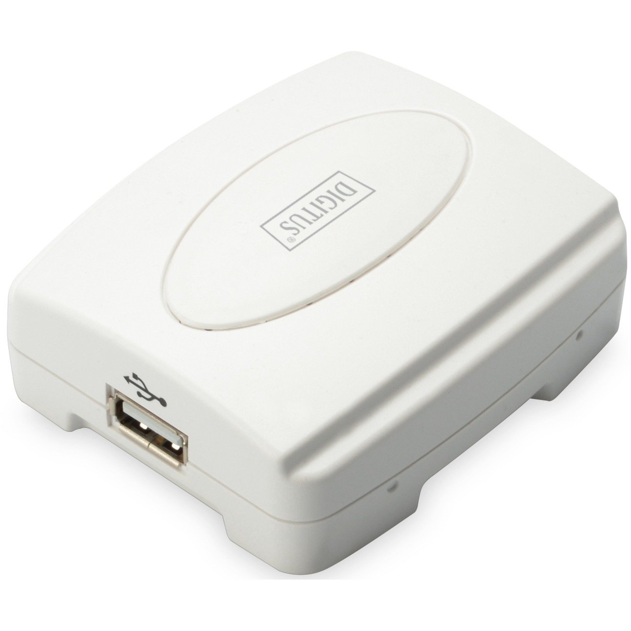Digitus Fast Print Server (DN130032), Printserver weiß, USB 2.0