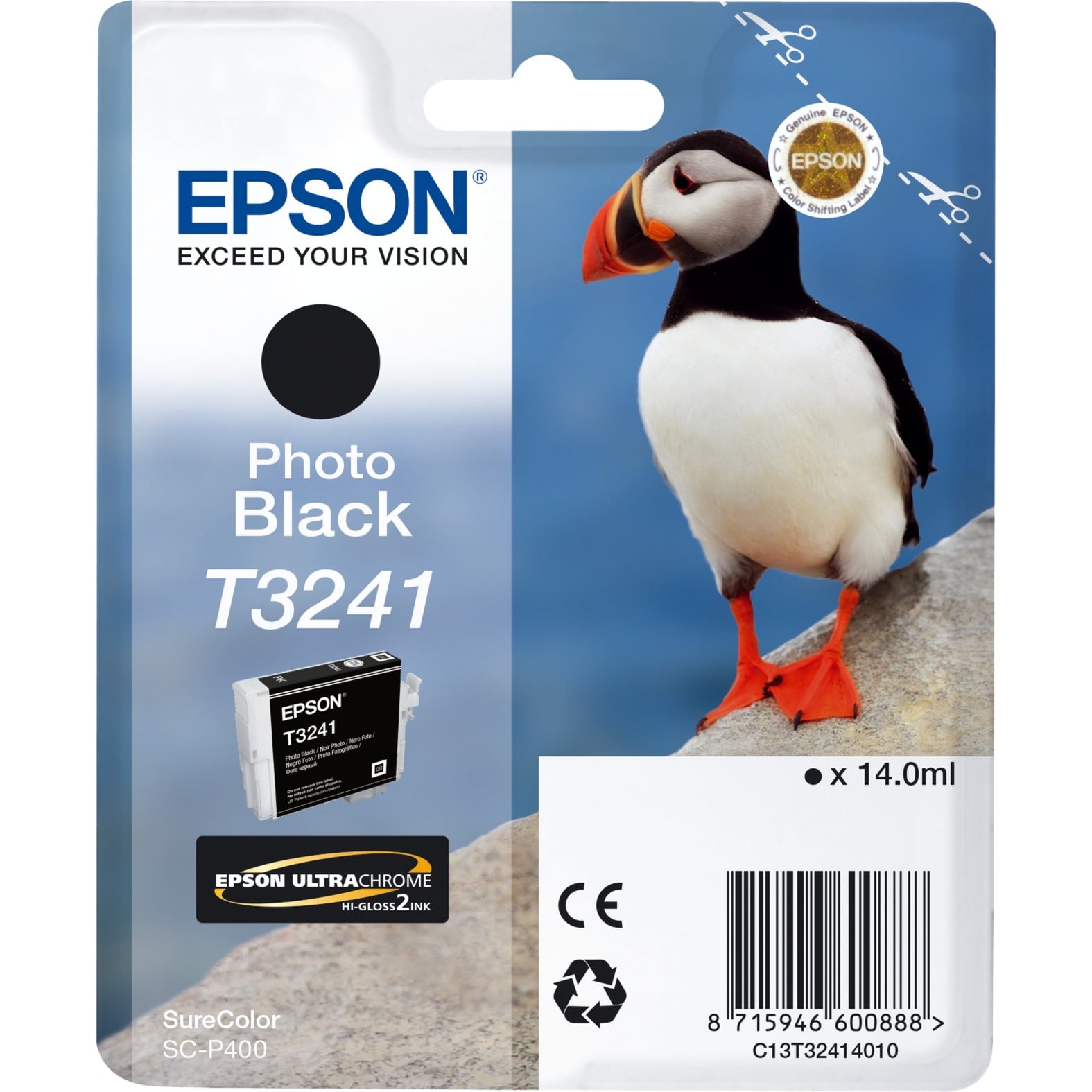 Tinte Foto-schwarz C13T32414010