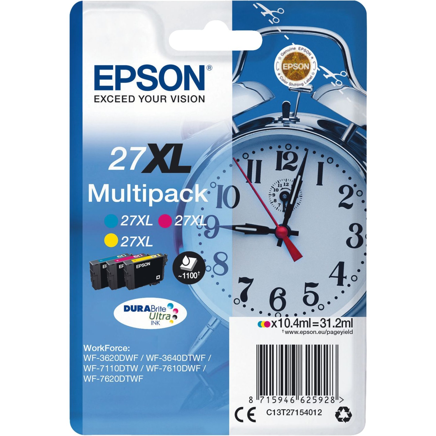 Tinte Multipack 27XL (C13T27154012)