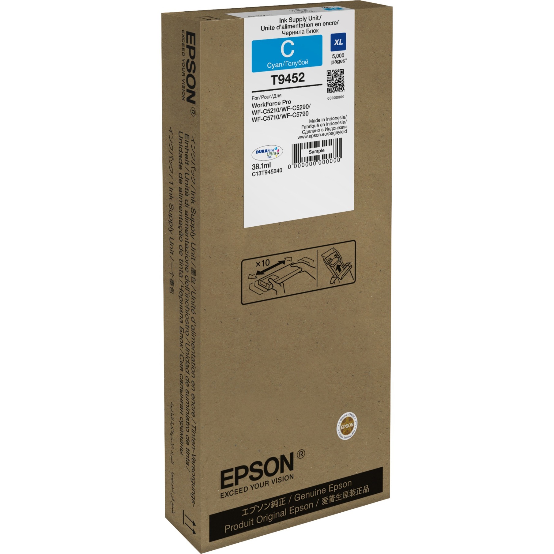 Epson Tinte cyan XL C13T945240 | 08715946645353 Epson Tinte cyan XL C13T945240 | 08715946645353