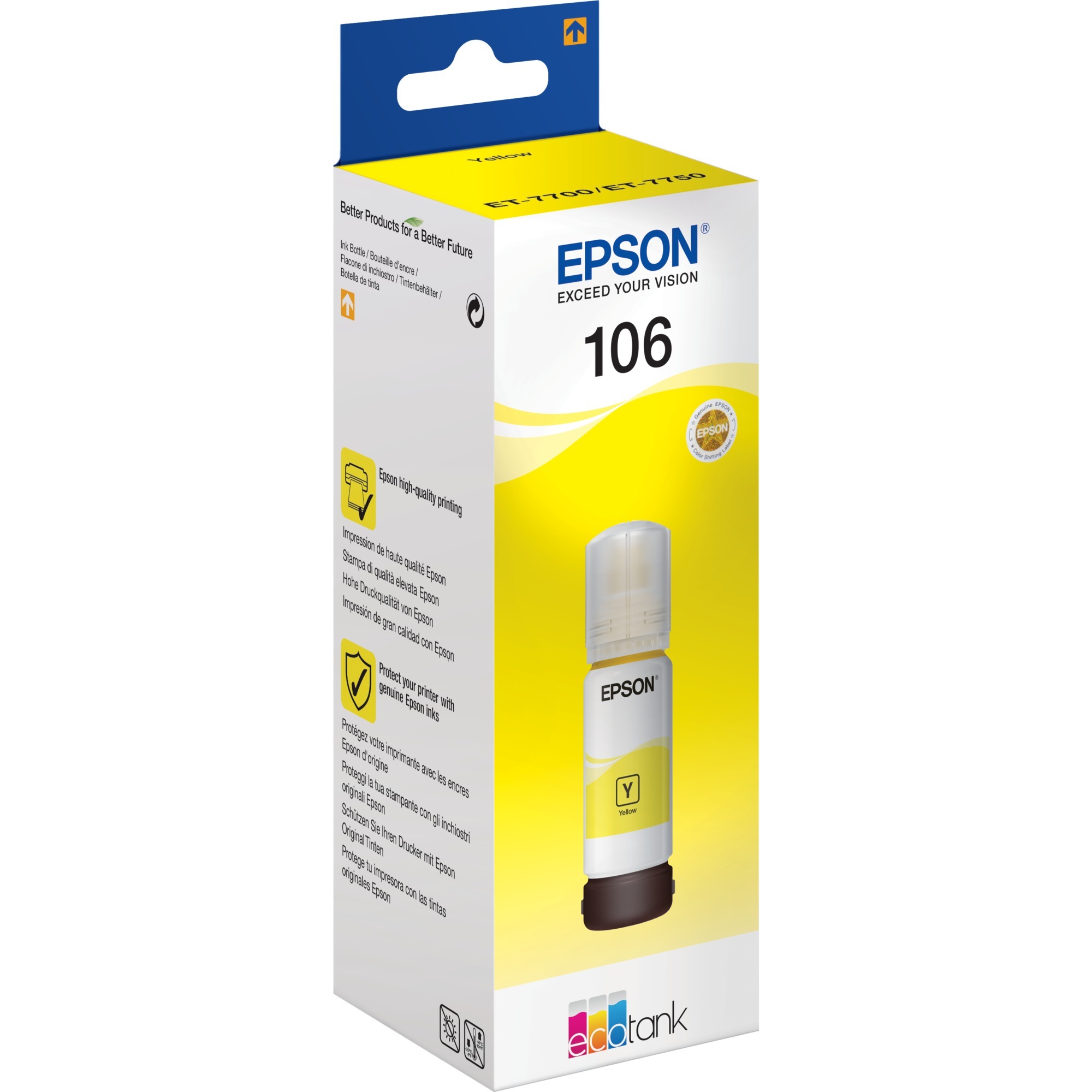 Epson Druckerpatrone 106/T00R44 C13T00R440 (106), gelb, ca. 5000 Seiten 8715946643335 Epson