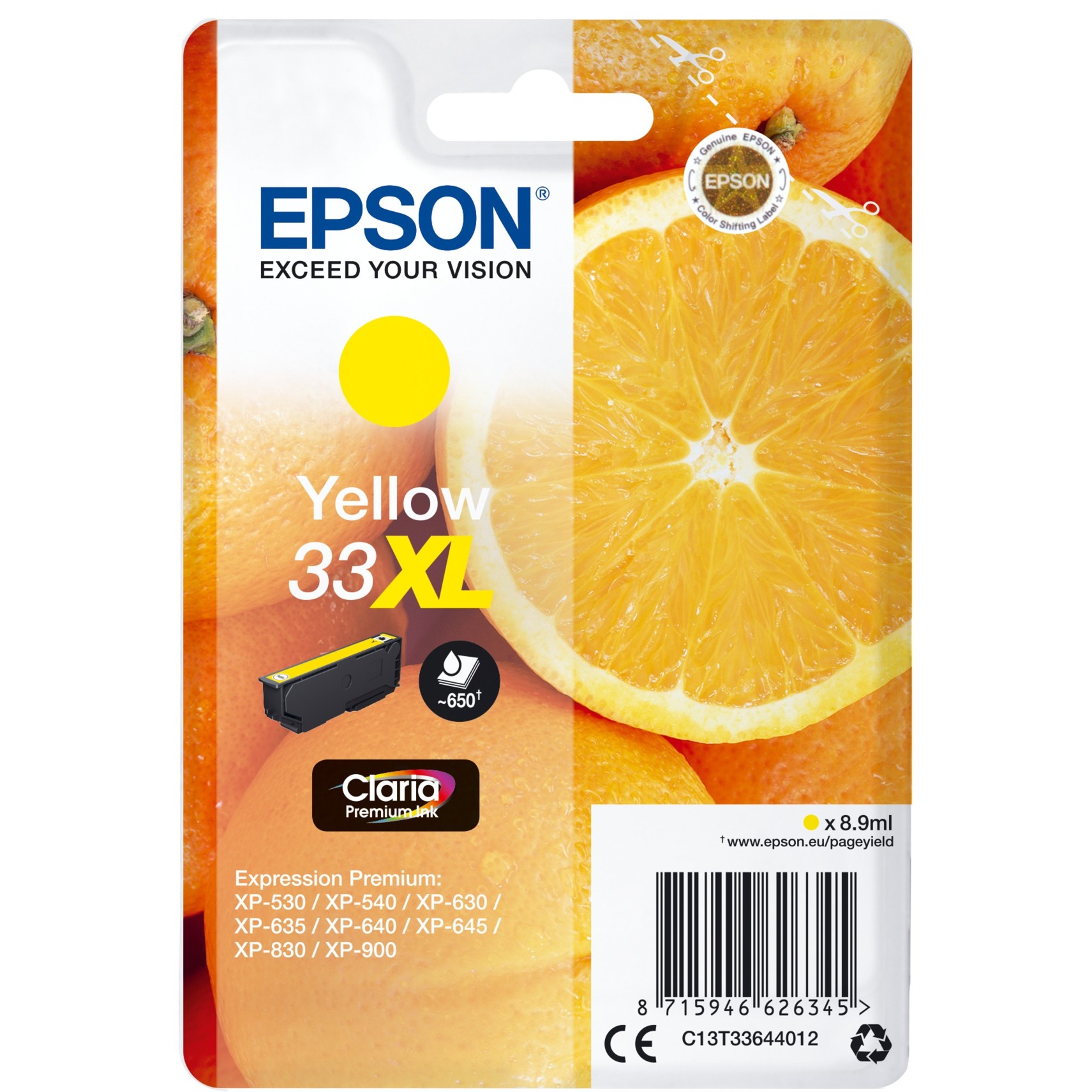 Tinte gelb 33XL (C13T33644012)