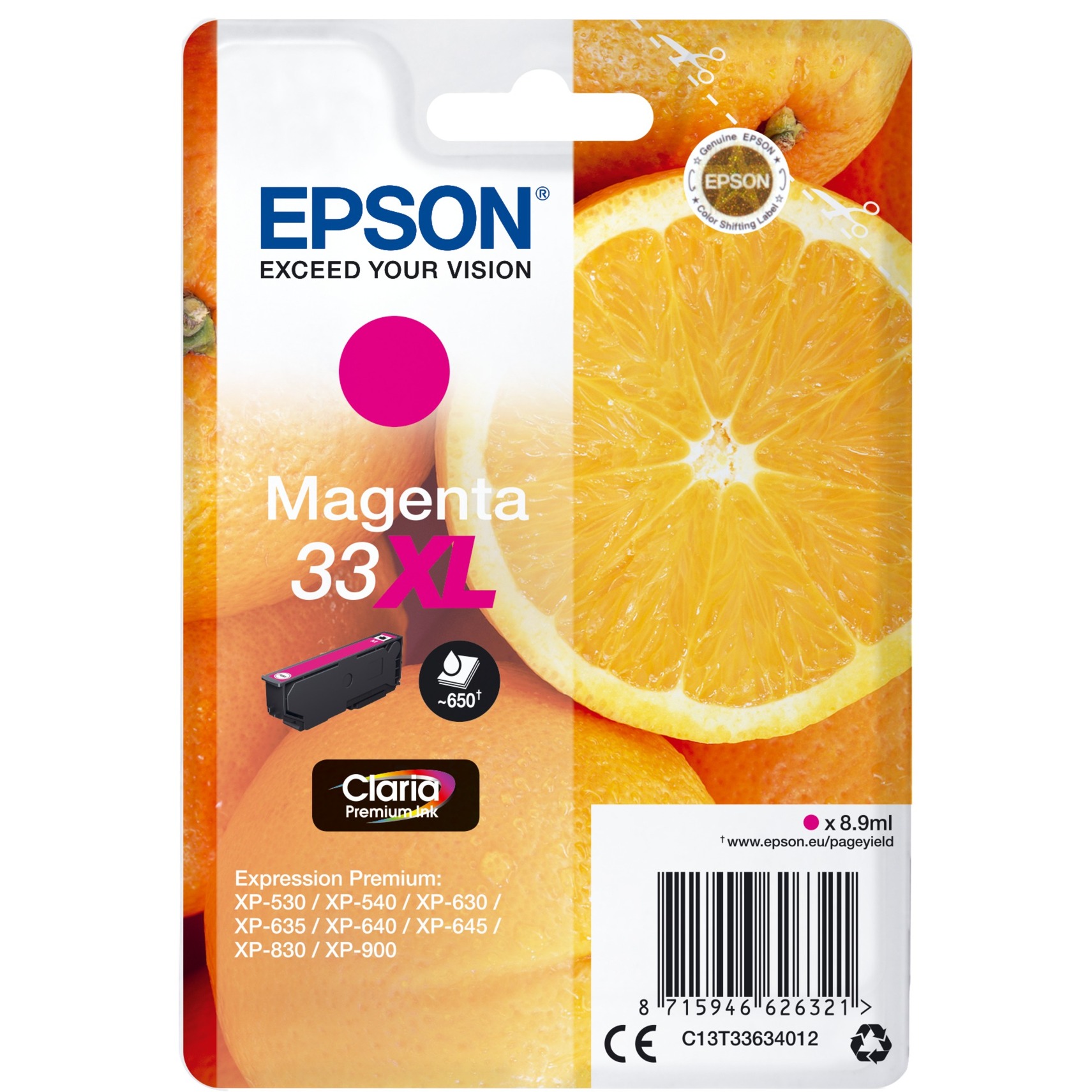 Tinte magenta 33XL (C13T33634012)