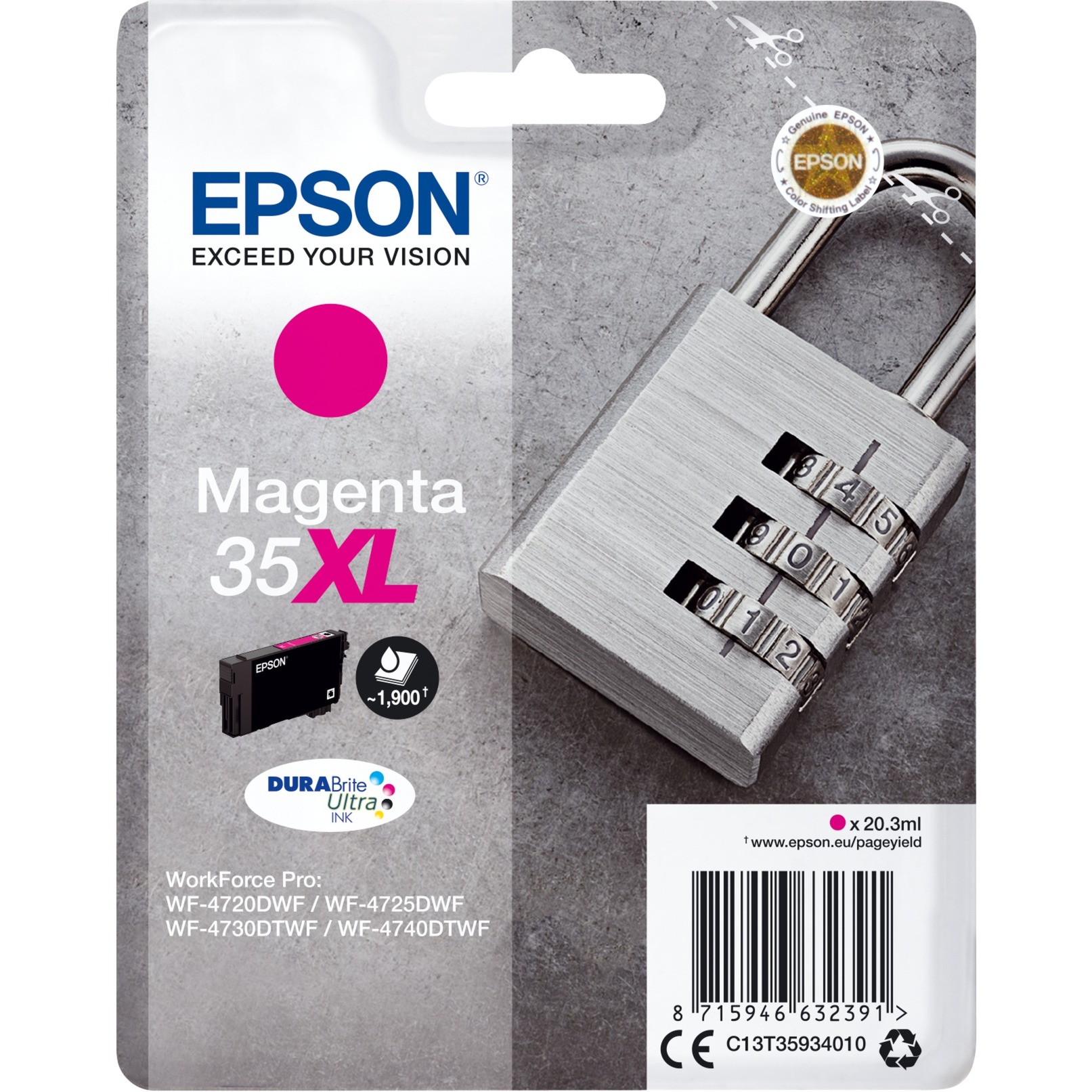 Tinte magenta 35XL (C13T35934010)