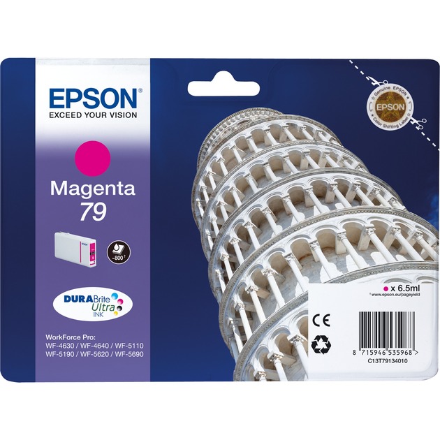 Epson Original 79 Druckerpatrone magenta 800 Seiten 6,5ml (C13T79134010)