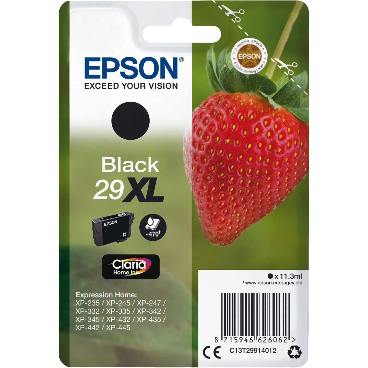 Tinte schwarz 29XL (C13T29914012)