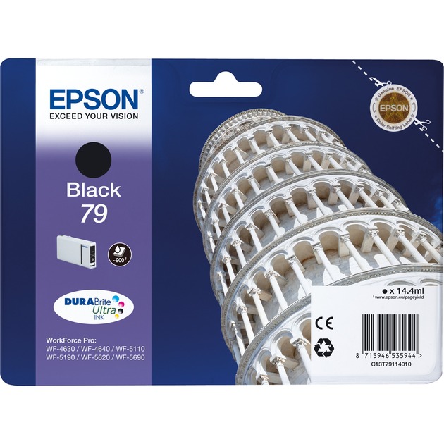 Epson Original 79 Druckerpatrone schwarz 900 Seiten 14,4ml (C13T79114010)