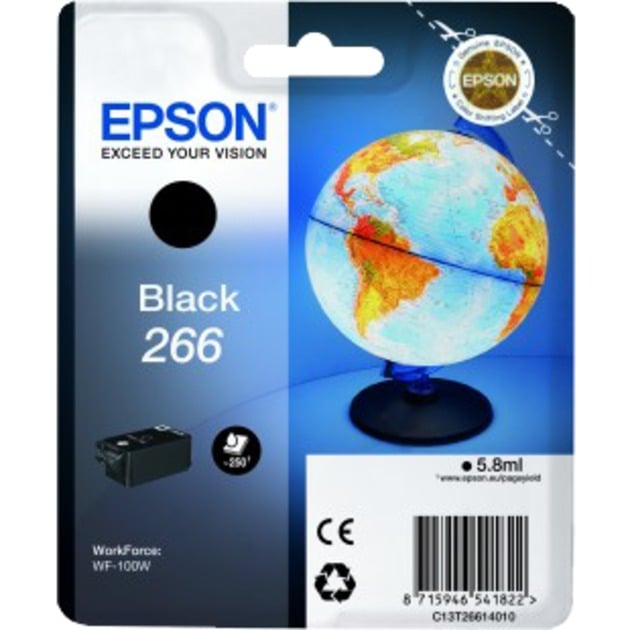 Epson Original 266 Druckerpatrone schwarz 250 Seiten 5,8ml (C13T26614010)