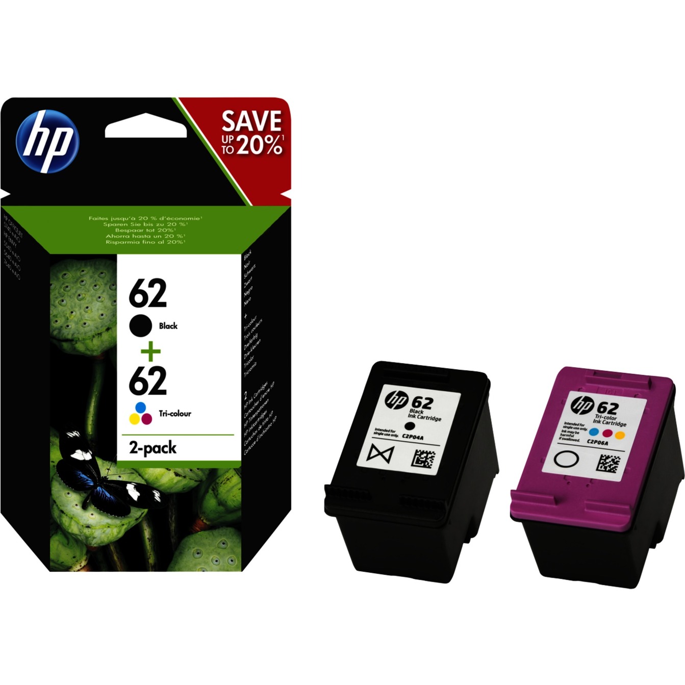 Nr. 62 Twin Pack N9J71AE, Tinte