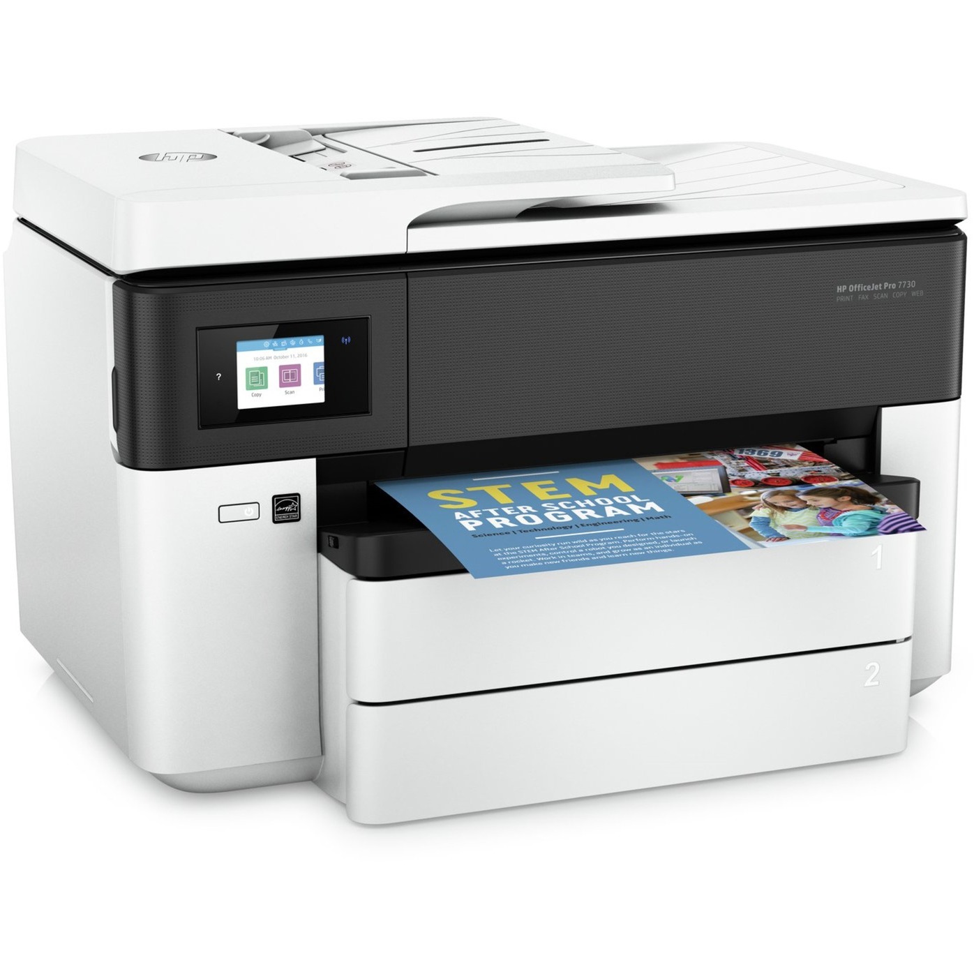 HP Officejet Pro 7730 Wide Format All-in-One, Multifunktionsdrucker | 00190781037460
