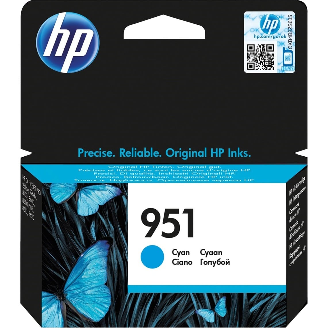 HP 951      Cyan    Officejet   Tintenpatrone 8,5ml