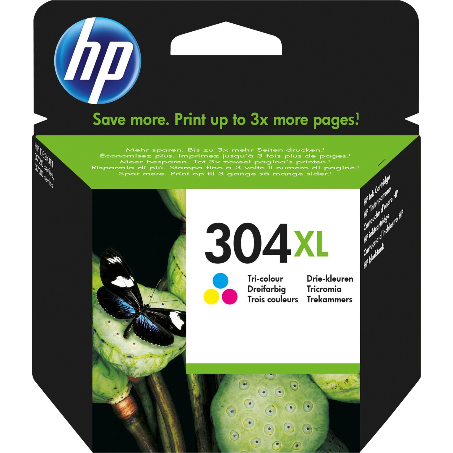 HP Druckerpatrone 304XL (N9K07AE) color (cyan / magenta / gelb) 0889894860811 HP