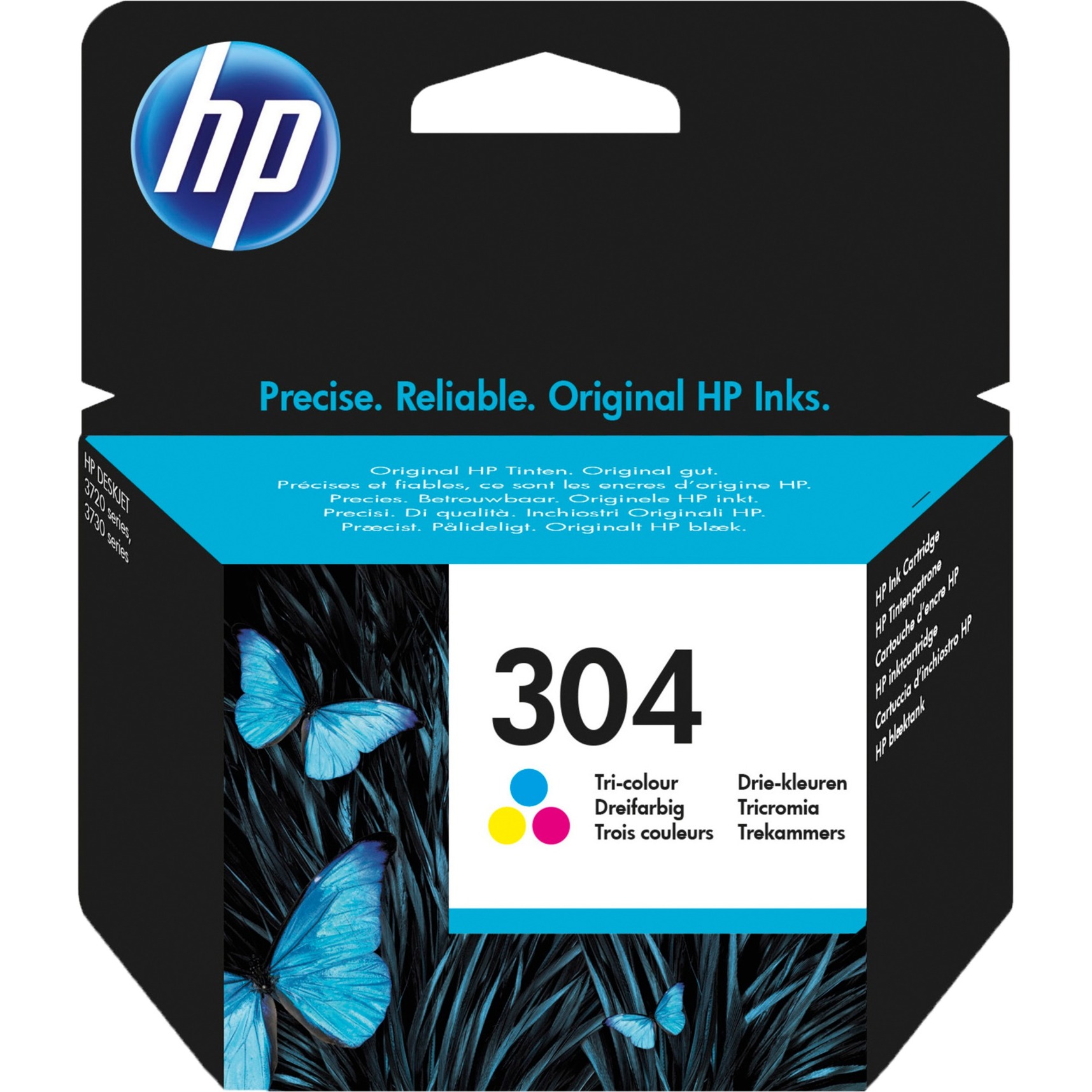 HP 304 (N9K05AE) Original Tintenpatrone C/M/G Kompatibilität: HP DeskJet 3000er / 2000er Serie, HP ENVY 5000er Serie