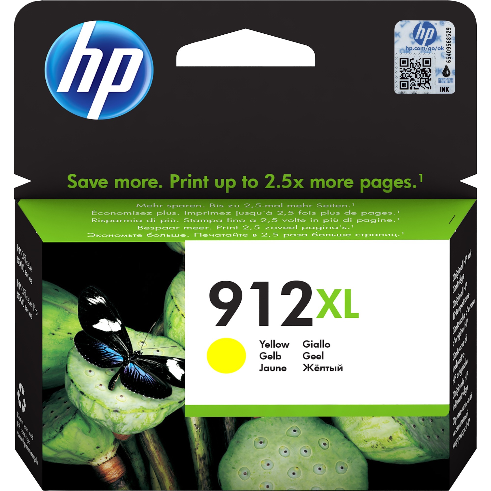 HP Druckerpatrone 912XL (3YL83AE) gelb 0192545866941 HP
