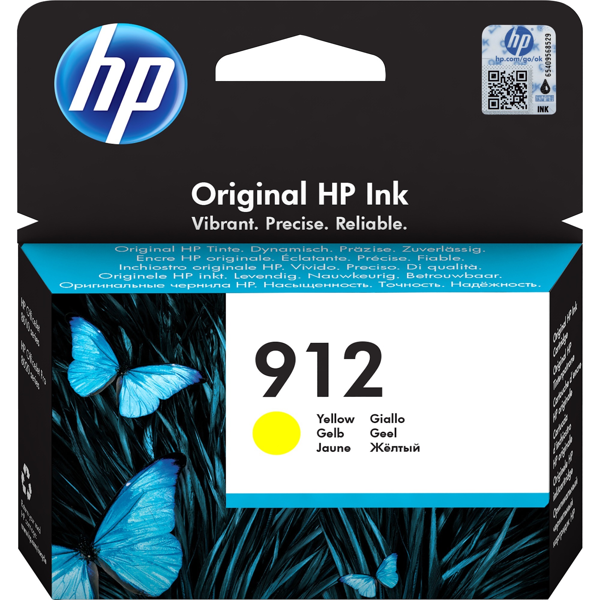 HP Original HP Tintenpatrone gelb (3YL79AE,3YL79AEBGX,912,912Y,912YELLOW,NO912,NO912Y,NO912YELLOW) 0192545866781 HP