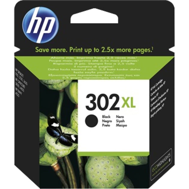 HP Druckerpatrone 302XL (F6U68AE) schwarz 0888793803141 HP
