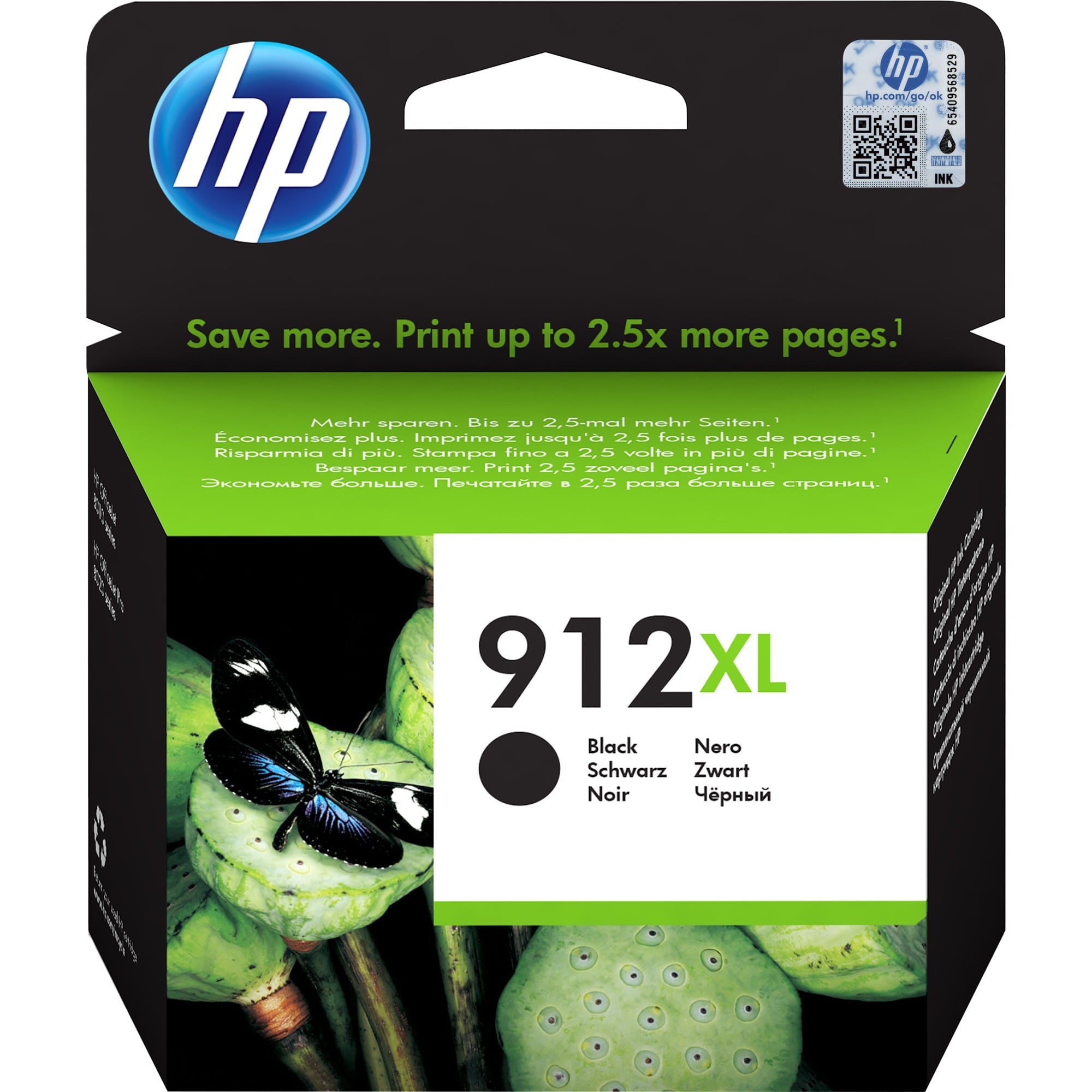 HP 912XL (3YL84AE) Original Druckerpatrone Schwarz Kompatibilität:HP OfficeJet (Pro) 8000er Serie