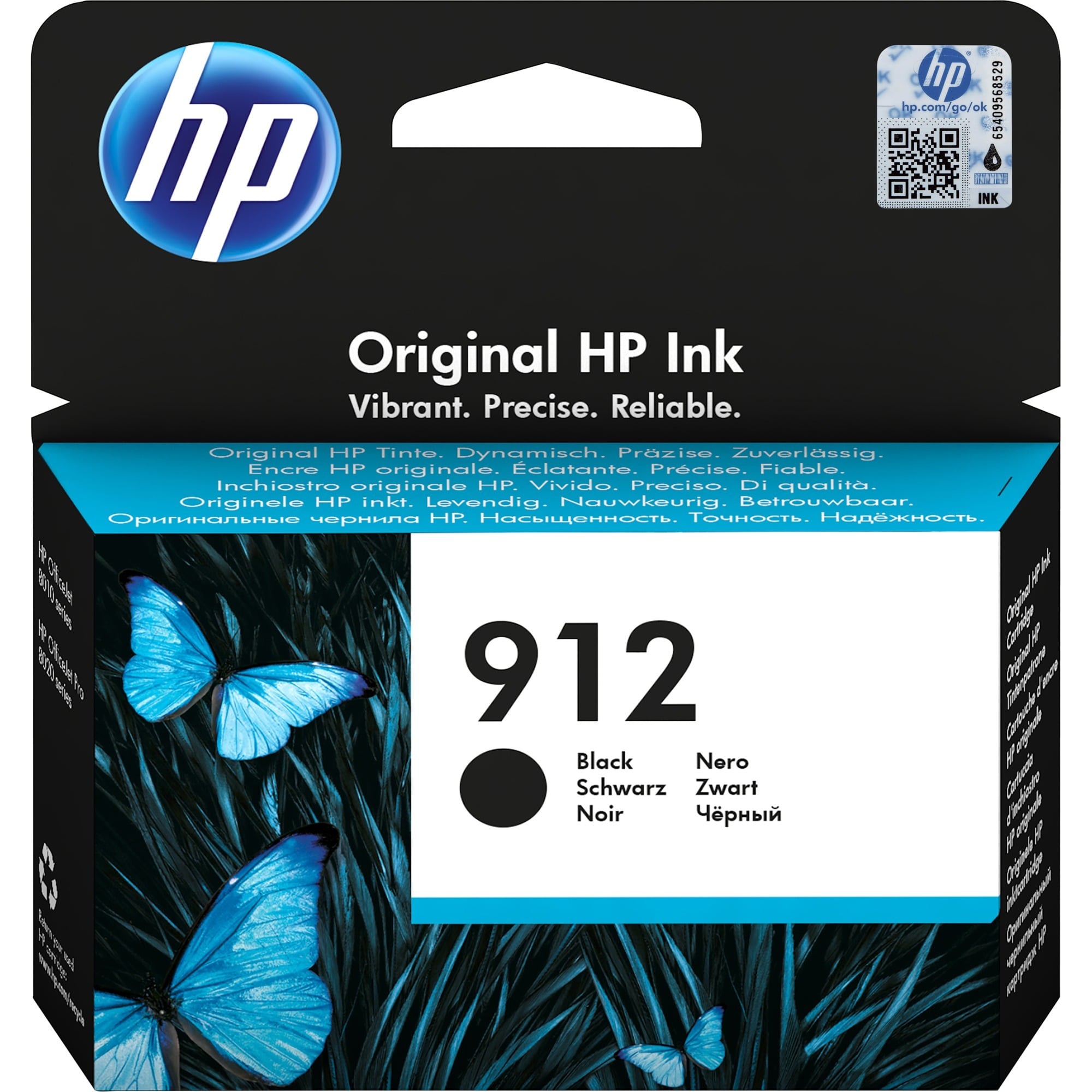 Hewlett Packard HP Tintenpatrone Nr. 912 3YL80AE Schwarz (ca. 300 Seit