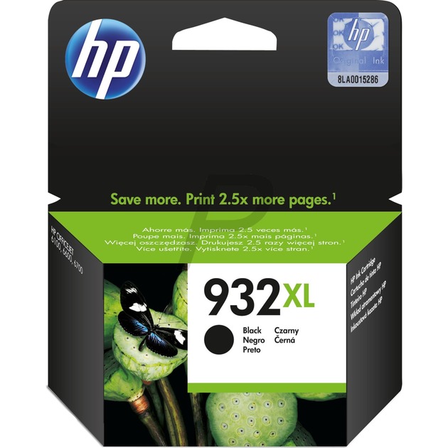HP 932XL / CN053AE High Capacity Black Ink - Tintenpatrone Schwarz