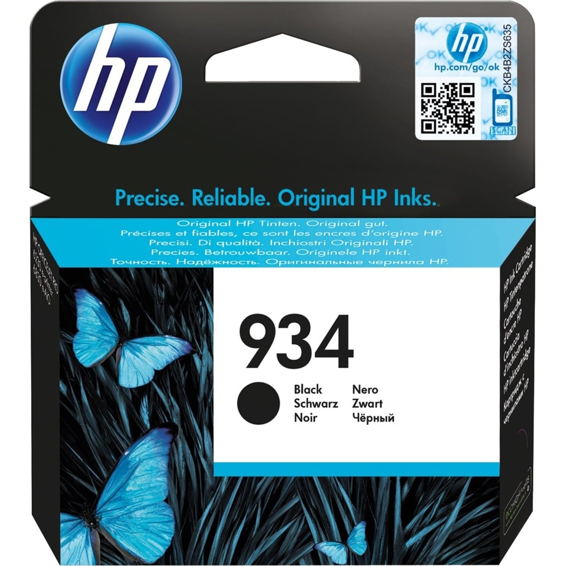 HP Original 934 Druckerpatrone schwarz 400 Seiten 10ml (C2P19AE)