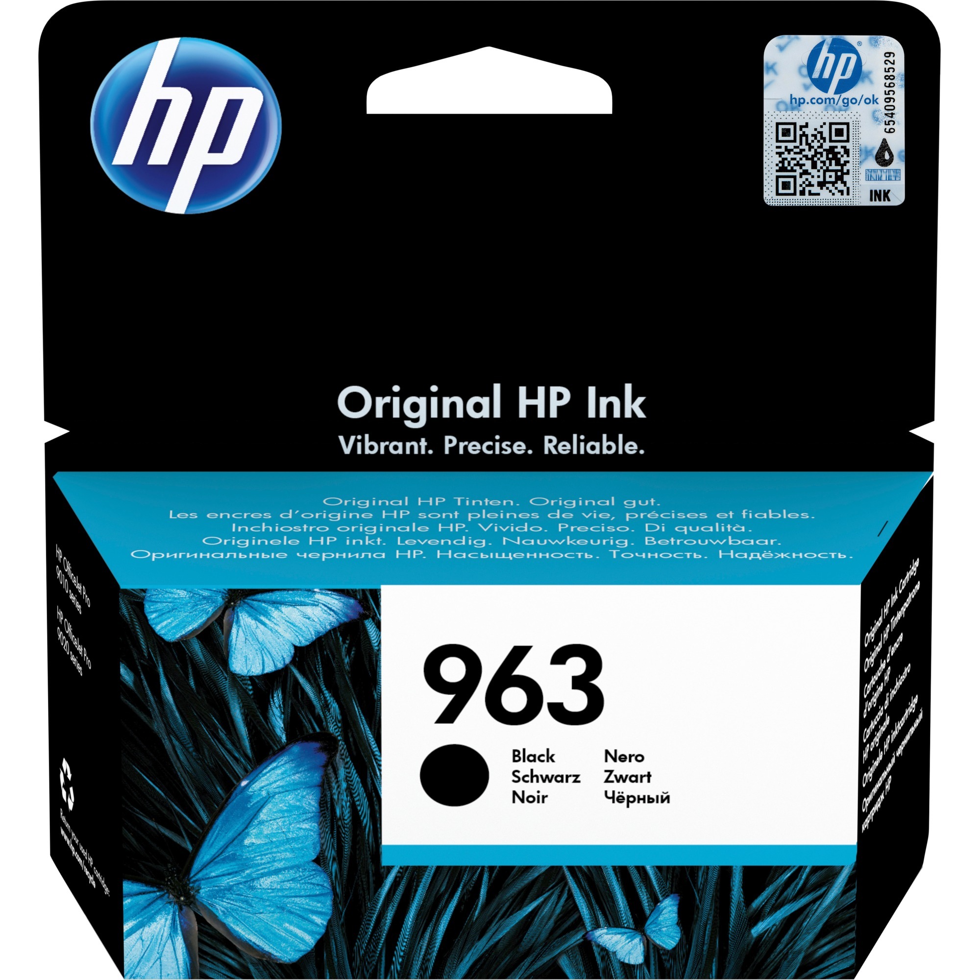 Hewlett Packard HP Tintenpatrone Nr. 963 3JA26AE Schwarz (ca. 1000 Sei
