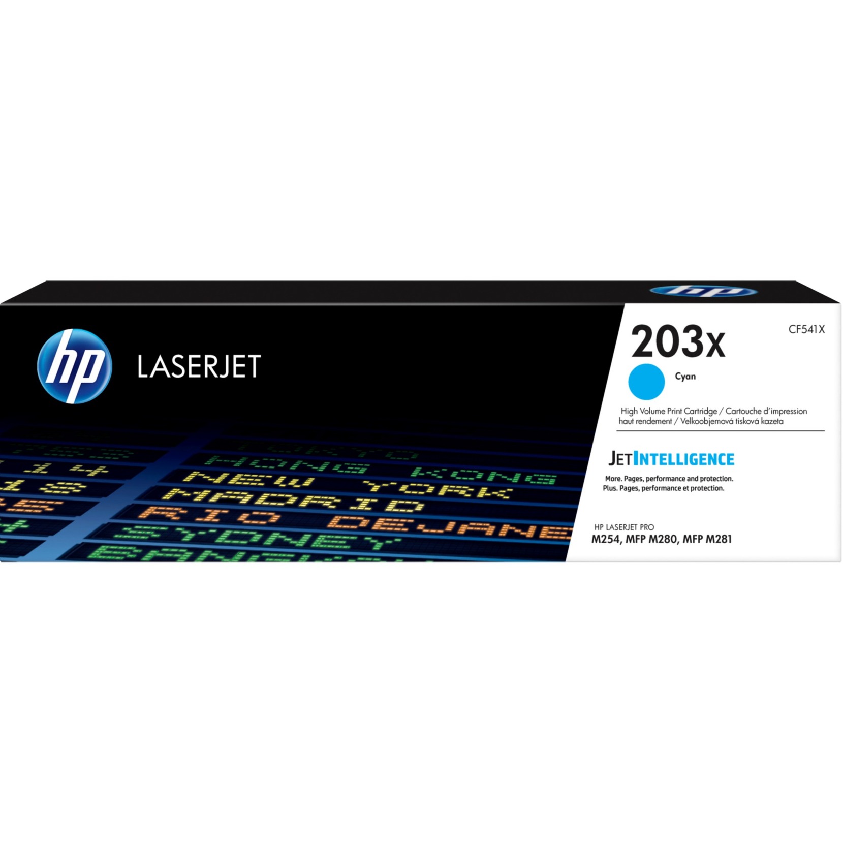 Hewlett Packard HP 203X Cyan Original LaserJet-Tonerkartusche