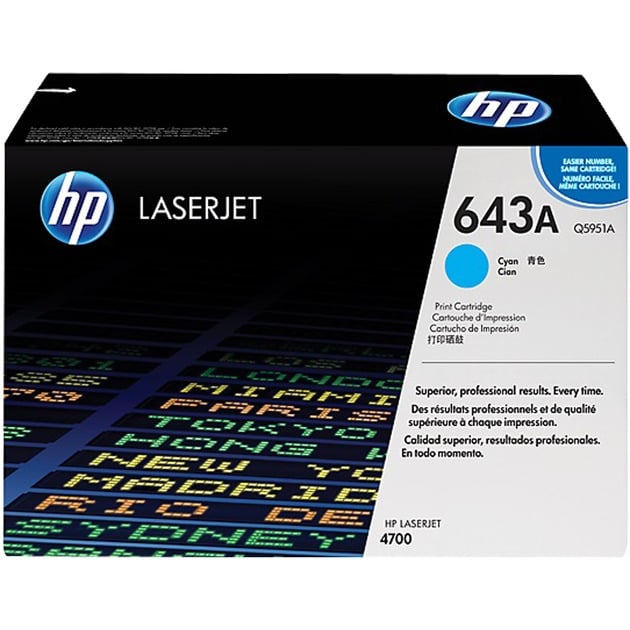 Toner cyan 643A (Q5951A)
