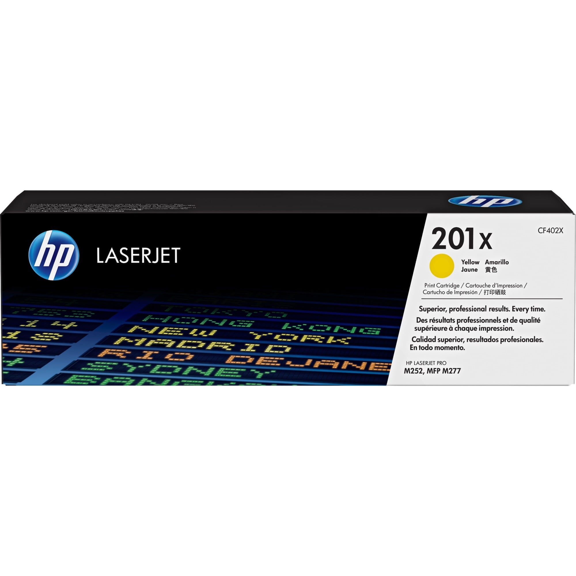 HP Toner CF402X (201X), gelb, ca. 2300 Seiten 0888793238004 HP