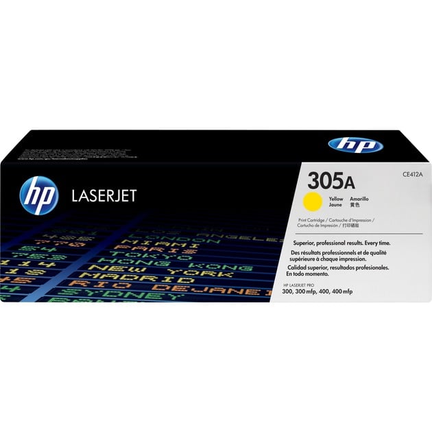 HP Toner CE412A (305A), gelb, ca. 2600 Seiten 0884962772379 HP