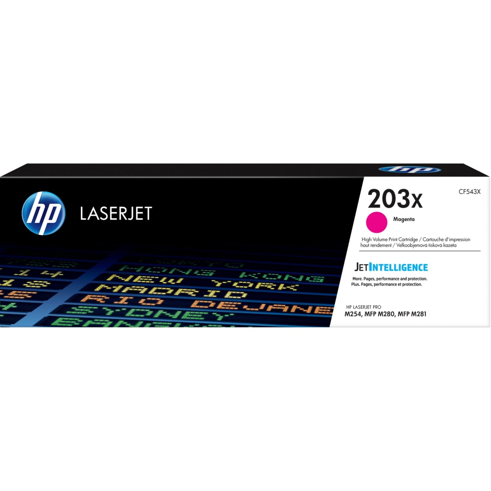 Hewlett Packard HP 203X Magenta Original LaserJet-Tonerkartusche