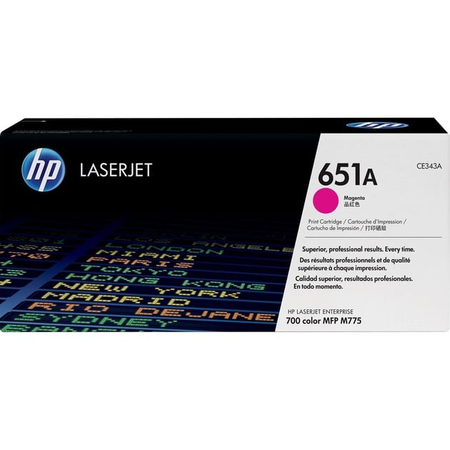 Toner magenta 651A (CE343A)