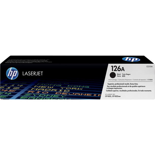 HP Toner CE310A (126A), schwarz, ca. 1200 Seiten 0884962161128 HP