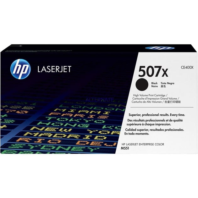 Toner schwarz 507X (CE400X)