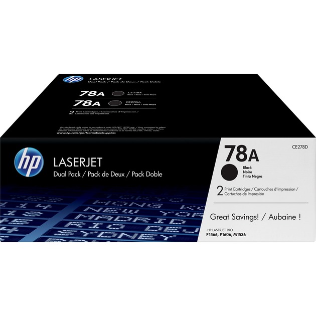 Toner schwarz 78A (CE278AD)