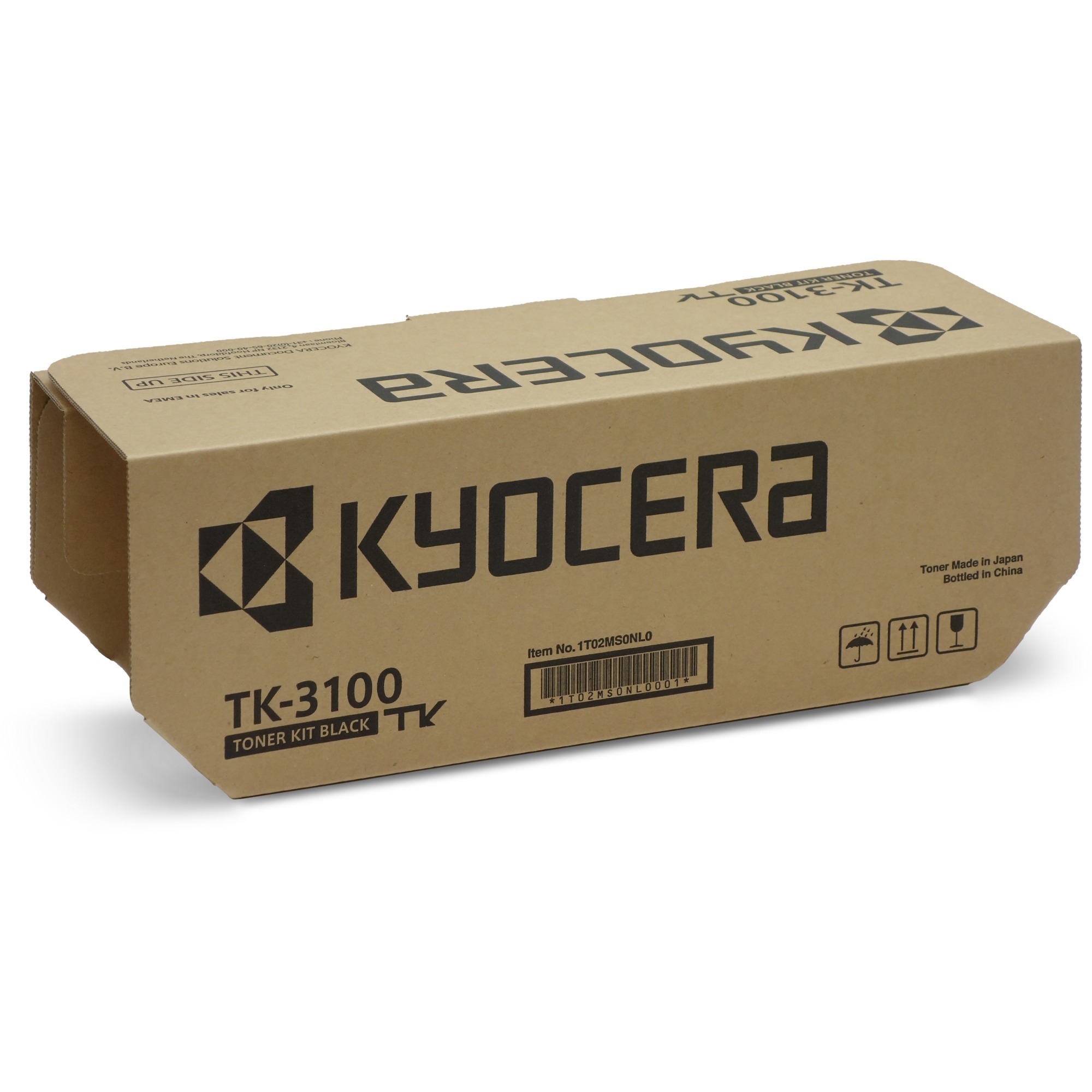 Kyocera Original TK-3100 Toner schwarz 12.500 Seiten (1T02MS0NL0) für ECOSYS M3040dn, M3540dn, FS-2100D, 2100DN, 4100DN