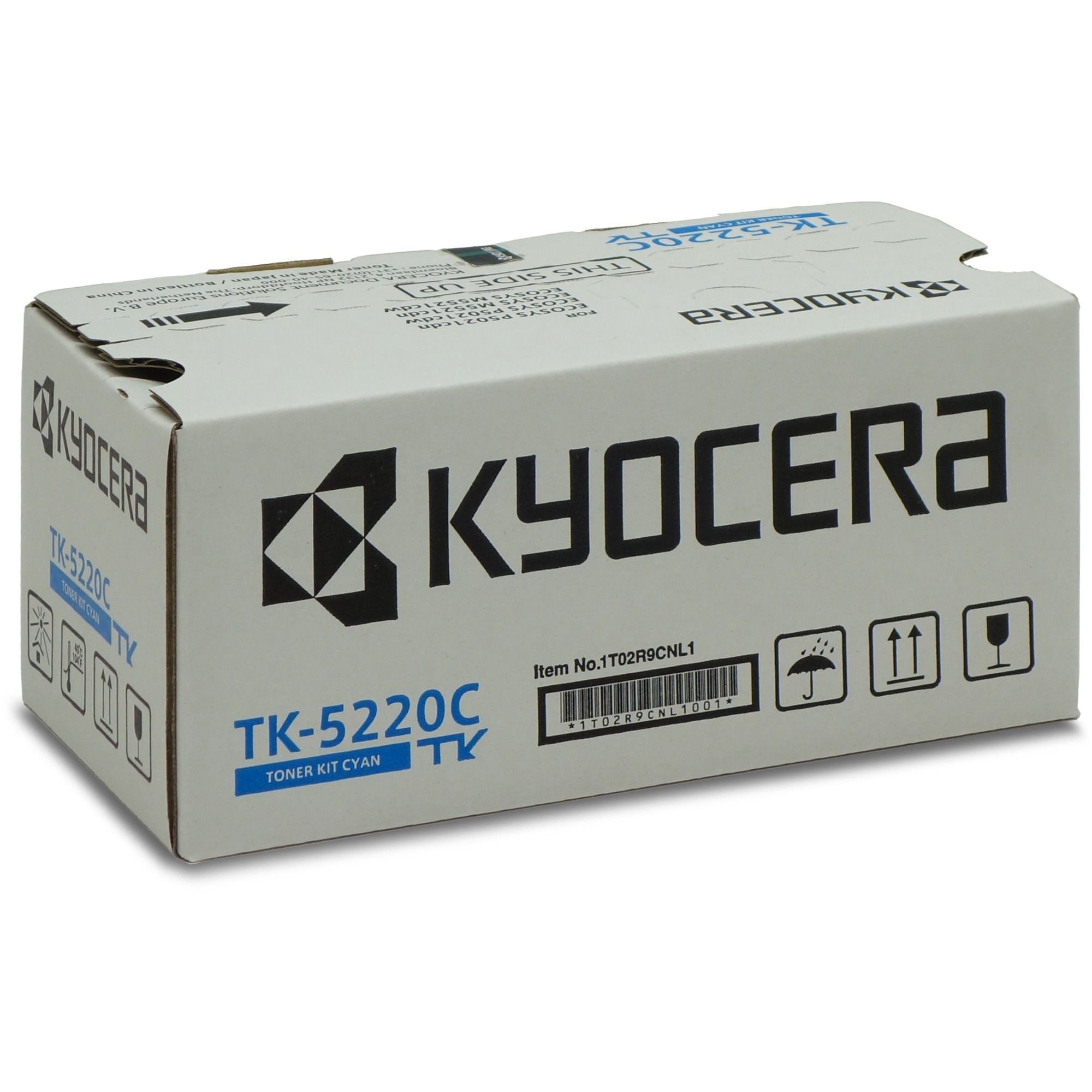 Kyocera Toner 1T02R9CNL1 (TK-5220C), cyan, ca. 1200 Seiten 0632983037522 Kyocera