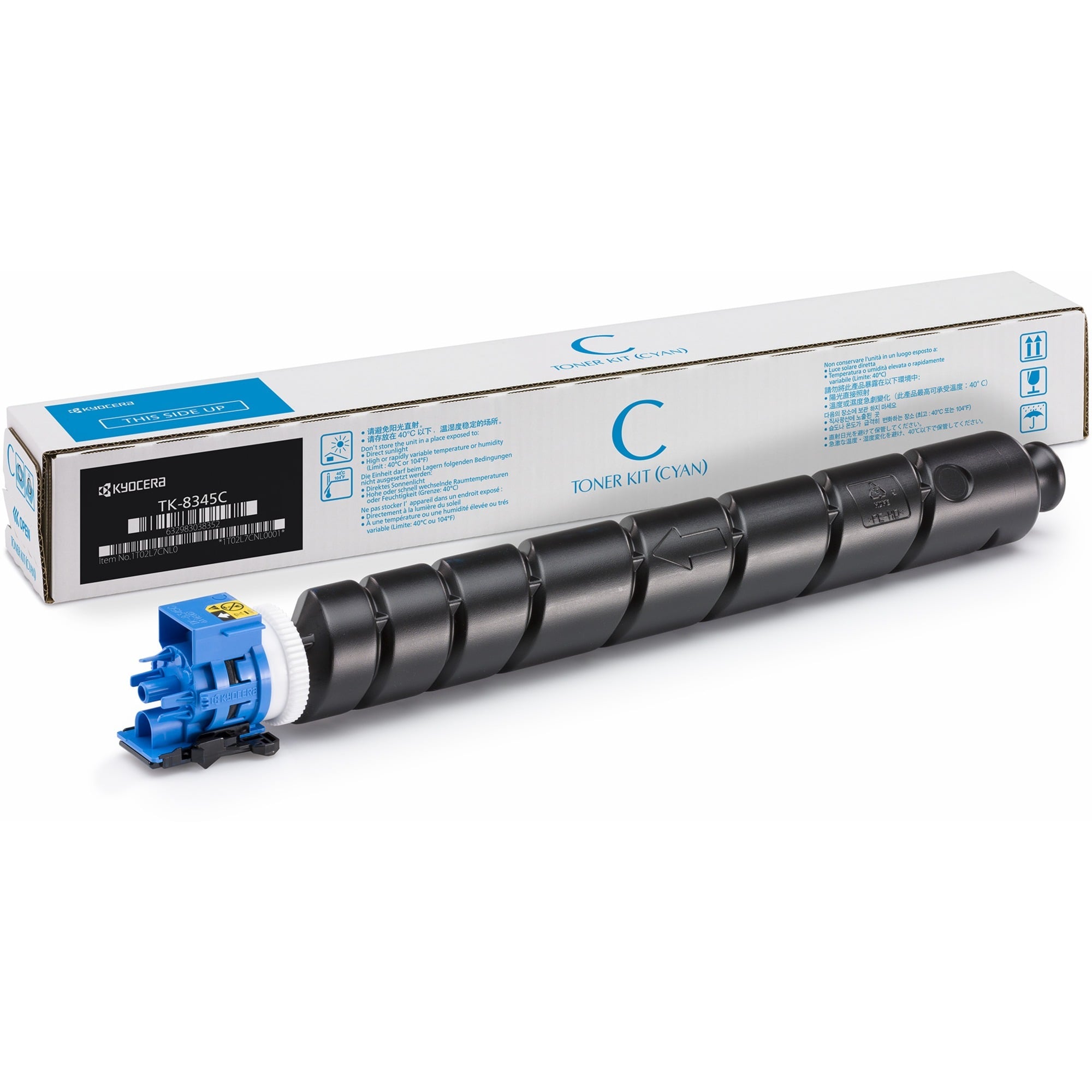 Kyocera Toner 1T02L7CNL0 (TK-8345C), cyan, ca. 12000 Seiten 0632983038352 Kyocera