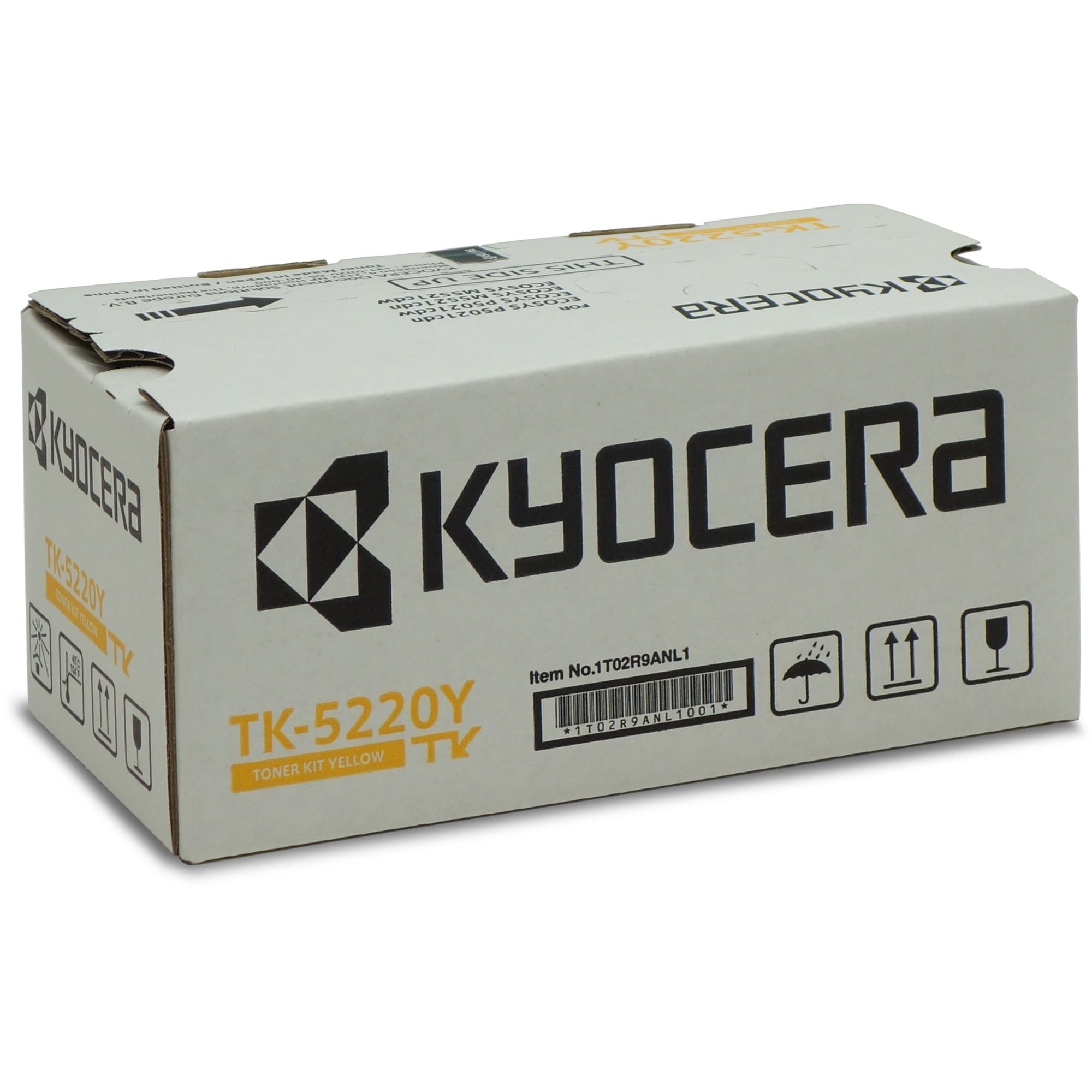 Kyocera Toner 1T02R9ANL1 (TK-5220Y), gelb, ca. 1200 Seiten 0632983037287 Kyocera