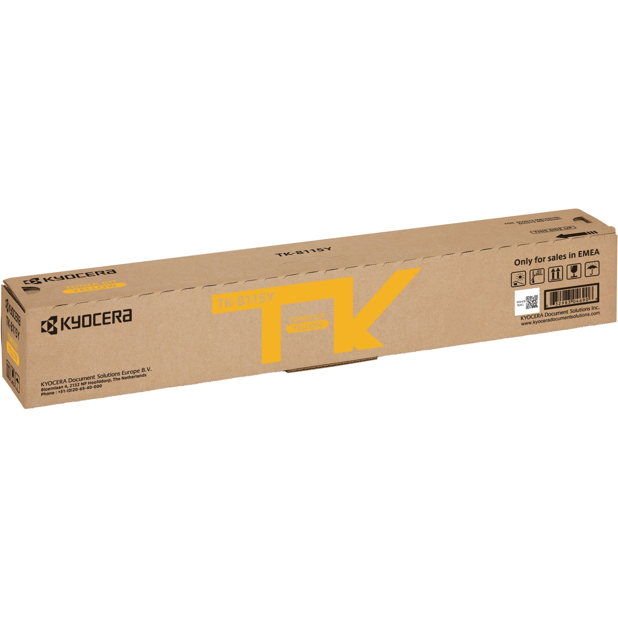 Kyocera Toner 1T02P3ANL0 (TK-8115Y), gelb, ca. 6000 Seiten 0632983046906 Kyocera