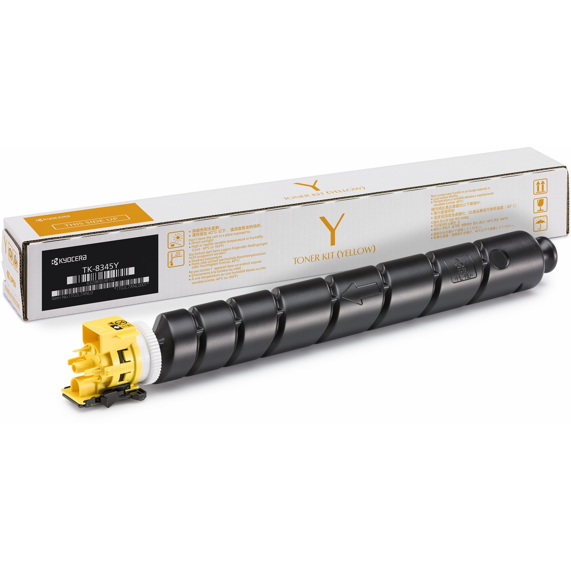 Kyocera Toner 1T02L7ANL0 (TK-8345Y), gelb, ca. 12000 Seiten 0632983038192 Kyocera