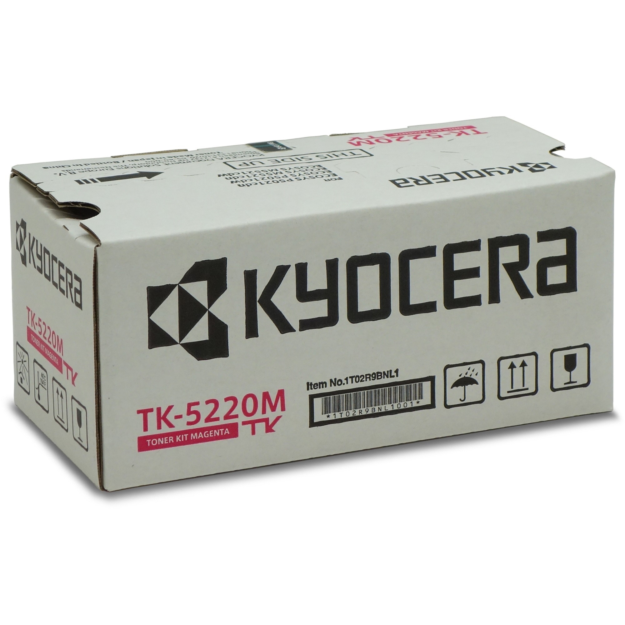 Kyocera Toner 1T02R9BNL1 (TK-5220M), magenta, ca. 1200 Seiten 0632983037409 Kyocera