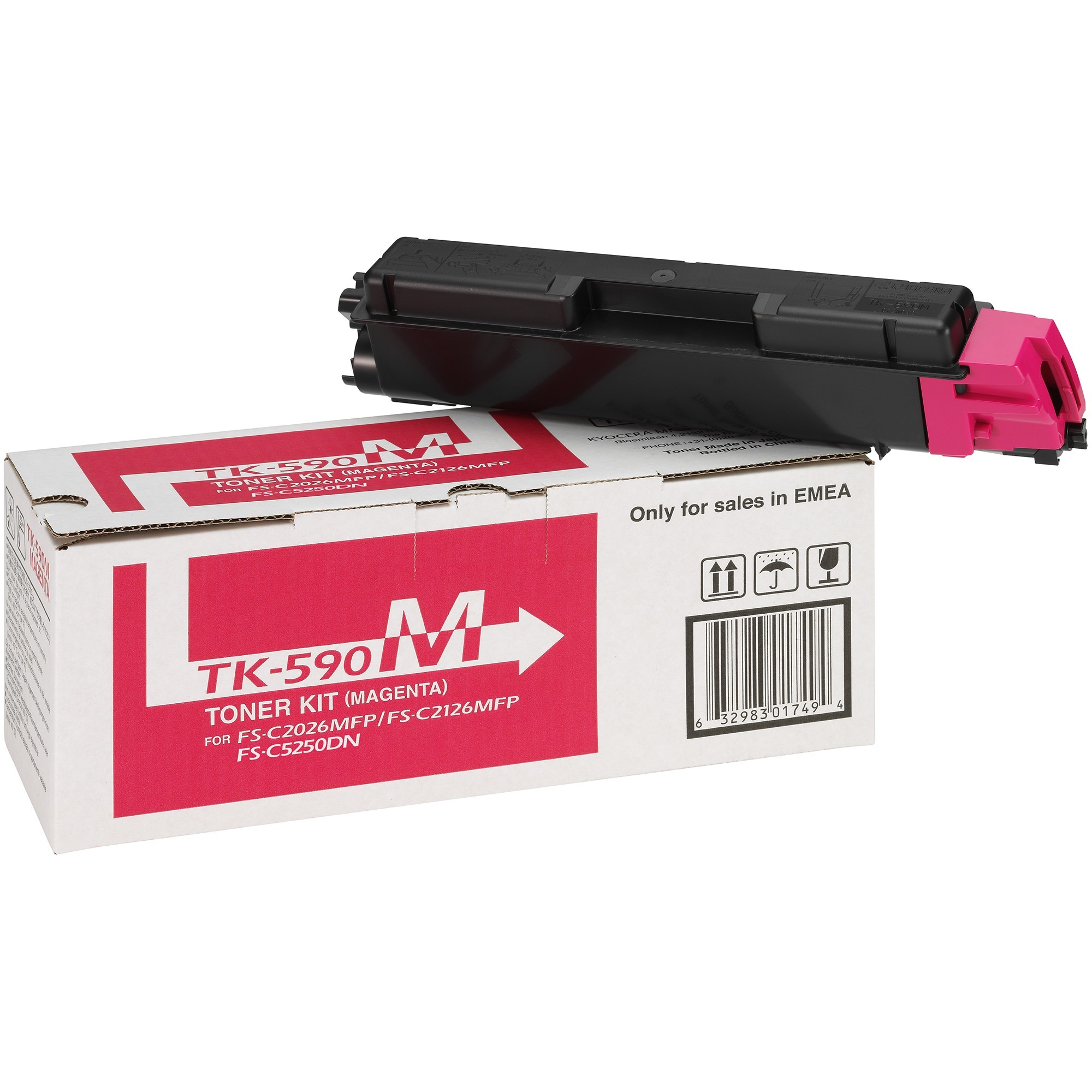 Kyocera Toner 1T02KVBNL0 (TK-590M), magenta, ca. 5000 Seiten 0632983017494 Kyocera