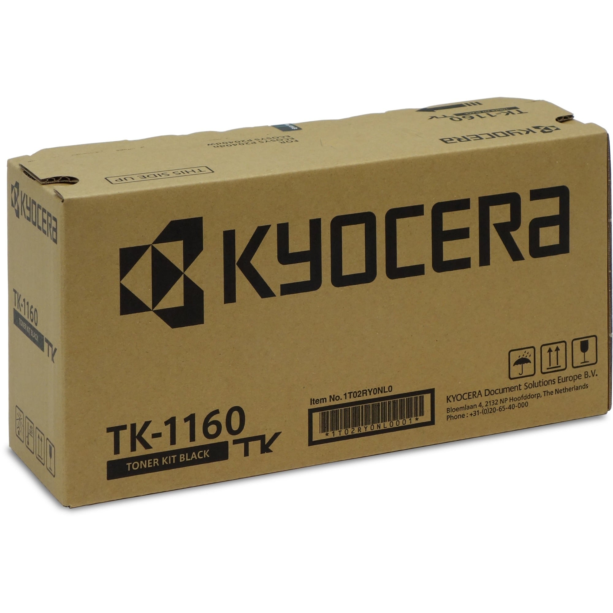 Kyocera Original TK-1160 Toner schwarz 7.200 Seiten (1T02RY0NL0) für P2235, P2040