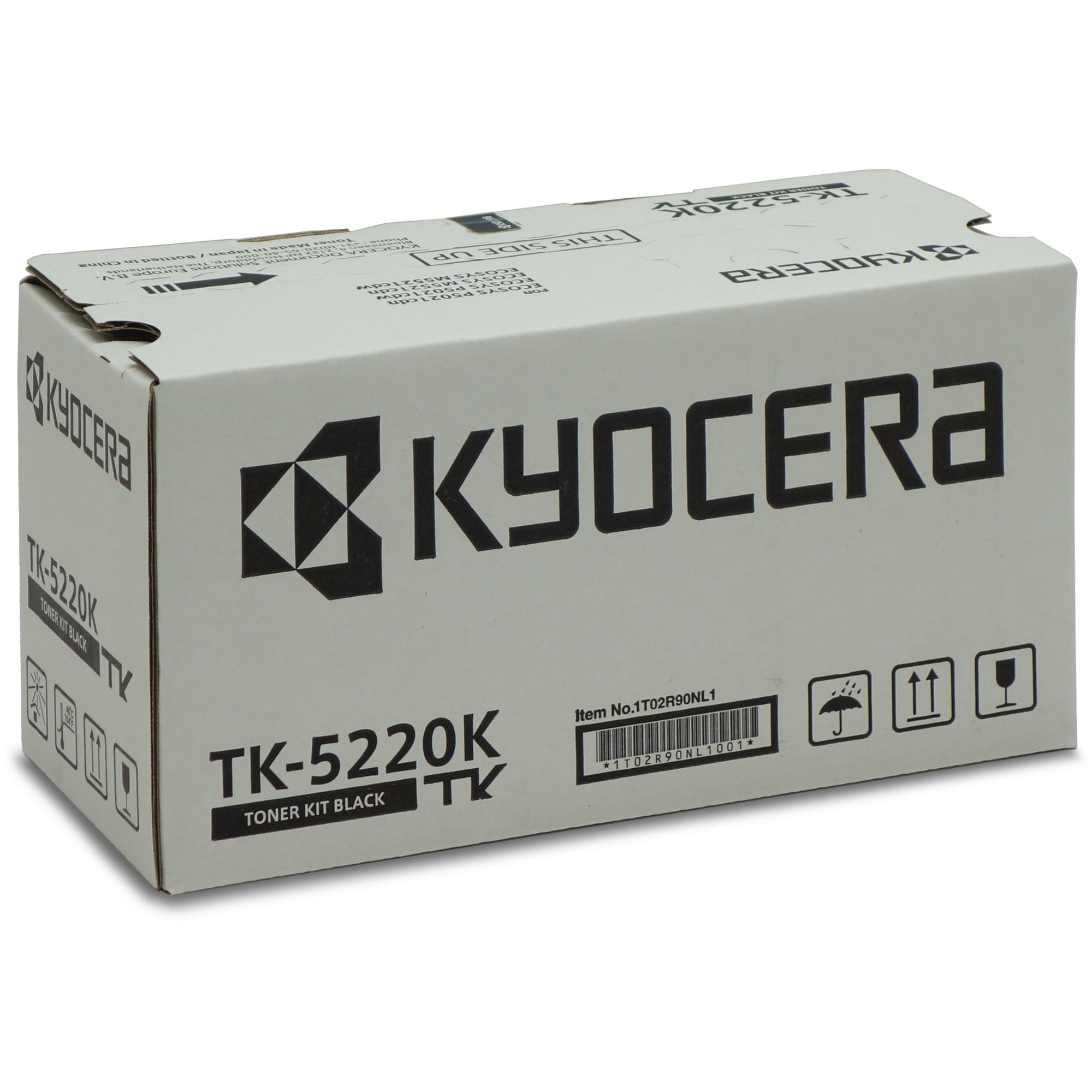 Kyocera Toner 1T02R90NL1 (TK-5220K), schwarz, ca. 1200 Seiten 0632983037164 Kyocera
