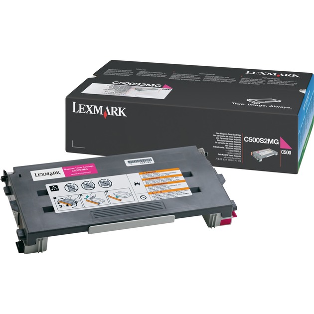 Lexmark Toner Magenta 00C500S2MG | 00734646012140 Lexmark Toner Magenta 00C500S2MG | 00734646012140